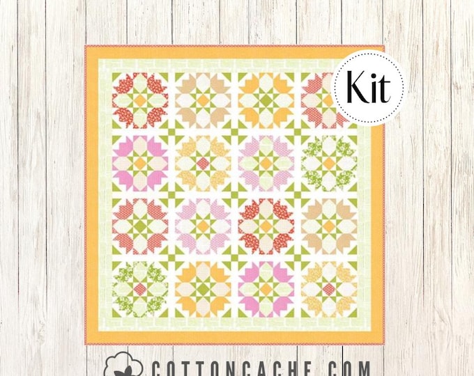 Featured listing image: Garden Rosehips Quilt Kit featuring Moda Summer's End by Fig Tree & Co. (CCK 100214)