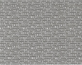 MODA Late October Concrete Happy Halloween Text (55593 24) 1/2-YD Increments