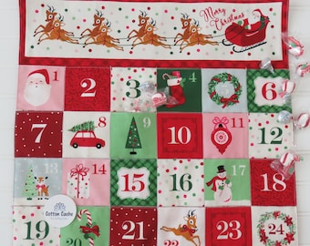 Riley Blake Designs Christmas Countdown Calendar Panel