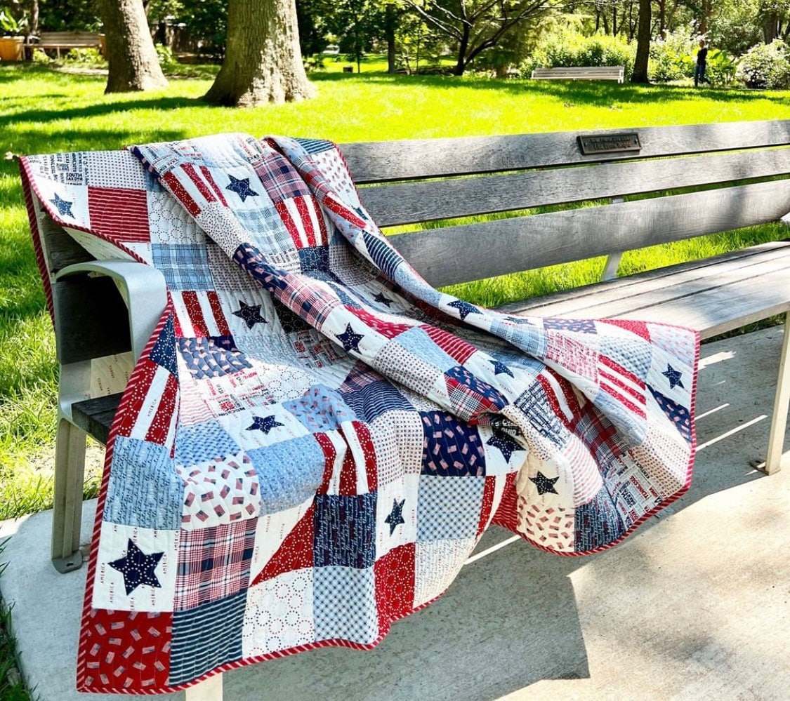 Stars & Stripes Quilt Kit Featuring Stateside by Sweetwater