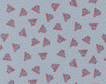 Moda Independence Day God Bless America Splash by Sweetwater (55724 22) 1/2 Yard Increments