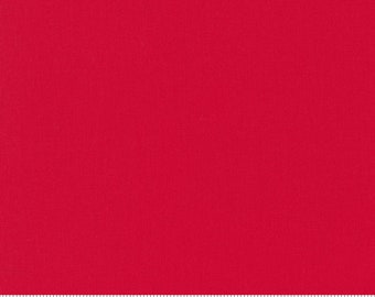 Moda Bella Solids Betty's Red (9900 123) 1/2-Yard Increments