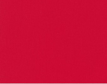 Moda Bella Solids Betty's Red (9900 123) 1/2-Yard Increments