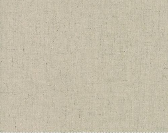 Moda Linen Mochi Unbleached Linen (32911 11) 1/2-YD Increments*Mochi Linen*Moda Linen*Unbleached Linen*Natural Linen*Linen Fabric*