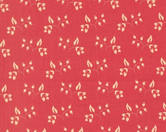 Moda Petals & Polkadots Rosehips Tea Rose (3085 18) by Bunny Hill Designs- 1/2-YD Increments