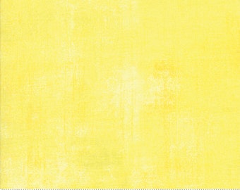 Moda Grunge Basic Lemon Drop (30150 321) 1/2 Yard Increments