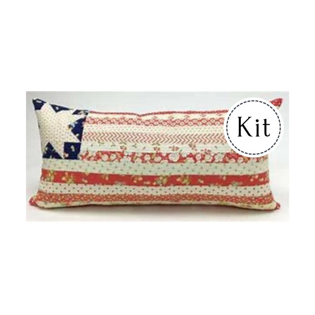  Whaline July 4th Pillow Case Patriotic Cushion Red Blue White  Star Plaid Word Throw Cushion Cover Independence Day Pillow Cover for  Farmhouse Decor Home Office Sofa Bed Couch, 18 x 18