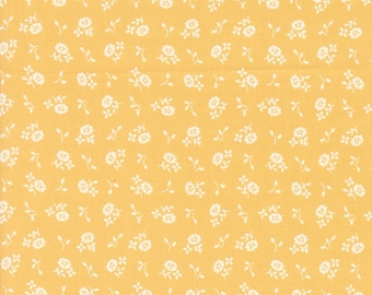 Moda Cali Co Cameo Ditsy Goldenrod (29195 35) 1/2-YD Increments*Corey Yoder*Cali Co Fabric*Novelty*Cali Co Floral*Small Floral*Yellow