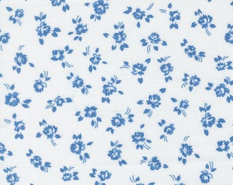 Moda Blueprint Grace White Harbor (55331 11) by Camille Roskelley 1/2-YD Increments