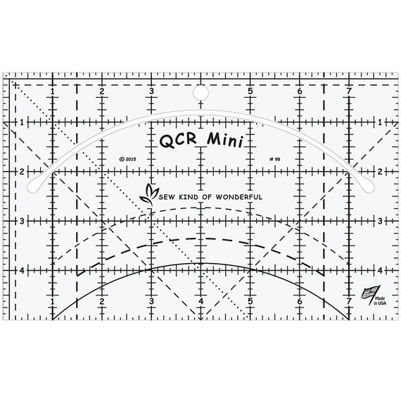 Sew Kind of Wonderful Quick Curve Ruler, 7 x 12