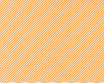 Moda One Fine Day Scrumptious Stripe Orange (55232 15)  1/2 Yard Increments