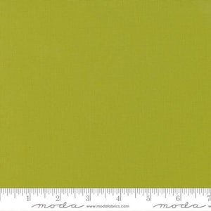 Moda Bella Solids Pesto (9900 233) 1/2 Yard Increments*Green Solid Fabric*Green Fabric*Basic Green Cotton*Solid Green*Green Cotton