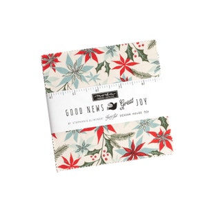 MODA Good News Great Joy Charm Pack (45560PP) Christmas Bundle*Christmas Charm Pack*Christmas Stacker*Christmas Novelty Charm Pack*Precuts*