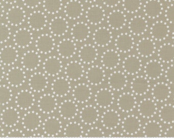 Moda Stateside Stars Taupe by Sweetwater (55615 25) 1/2 Yard Increments
