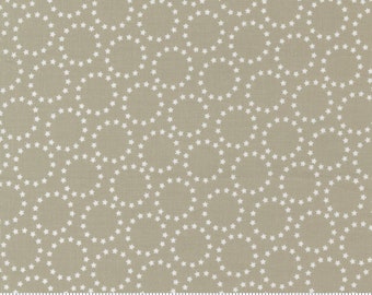 Moda Stateside Stars Taupe by Sweetwater (55615 25) 1/2 Yard Increments