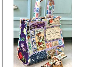 Quilted Apple Bottom Bag Pattern from Princess in a Pouch*Quilted Bag*Apple Bottom Bag Pattern*Quilted Bag Pattern*Quilted Bags*Apple Bottom