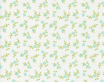 Moda Cali Co Vine and Bud Cloud Sea (29192 19) 1/2-YD Increments*Corey Yoder*Cali Co Fabric*Small Floral Fabric*Cali Co Floral*