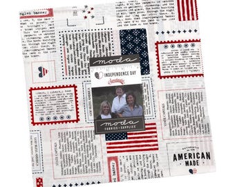 Moda Independence Day Layer Cake by Sweetwater (55720 LC) Precut