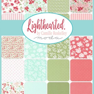 Moda Lighthearted Heart Dot Aqua (55298 13) 1/2 Yard Increments*tiny ...