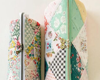 Box It Up Pouch Pattern from Sewing Illustration by Minki Kim