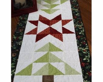 Timber Pines Table Runner Pattern by Creek Side Stitches