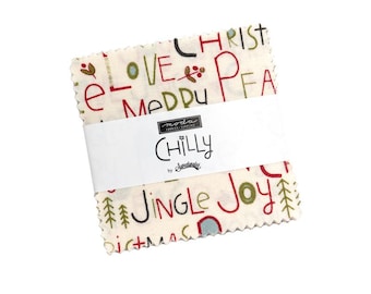 Moda Chilly Mini Charm Pack (55710MC) 2.5" Precuts