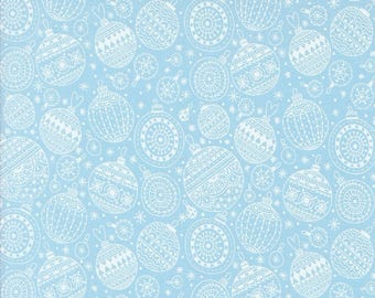Moda Emmitt and Ivy Ornaments Sky (55694 36) 1/2-YD Increments