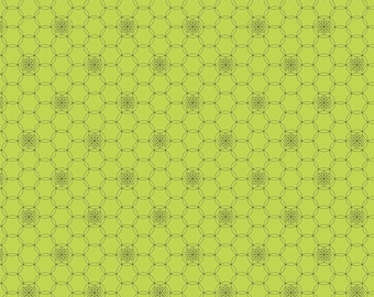 Benartex Secret Garden Cosmos Leaves (13698-42) 1/2-YD Increments*Shelley Cavanna Fabric*Flower Farm Sampler*Floral*Bright Floral*