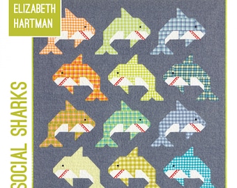 Social Sharks Quilt Pattern