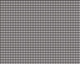 Riley Blake Designs 1/8" Small Gingham Black (C440-110 BLACK) 1/2 Yard Increments