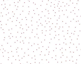 Riley Blake Designs Pin Dot Red (C705-RED) 1/2 Yard Increments