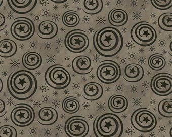 Riley Blake Designs Spooky Stars and Swirls Tombstone by Teresa Kogut (C17573-TOMBSTONE) 1/2-YD increments