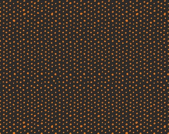 Riley Blake Designs Bad to the Bone Dots Black (C11926-BLACK) 1/2-Yard Increments