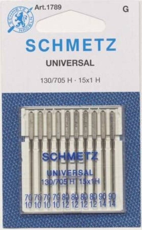 Schmetz Universal Machine Needle Assorted Sizes 70/80/90 10ct1789sewing  Machine Needlesschmetz Needlesquilting Needlesneedlessewing 