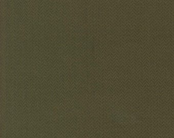 MODA Berry And Pine Yule Herringbone Wintergreen (5246 12) 1/2-YD Increments
