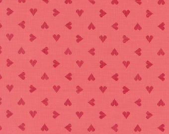 Moda Love Blooms Sweetheart Lipstick (5223 13) 1/2-YD Increments*Lella Boutique*Valentine Floral Fabric*Valentine Fabrics*Love Blooms*
