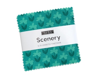 Moda Scenery Mini Charm Pack (51270MC) by Elizabeth Hartman- Pre-cuts