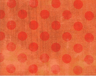 Moda Grunge Hits The Spot Papaya (30149 41) 1/2 Yard Increments