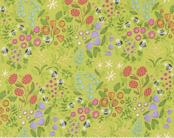 Moda Wild Blossoms Little Wild Things Sunlit (48735 13) 1/2-Yard Increments