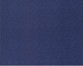 3/4-YD Bolt End Moda Thatched Navy *48626 94*Navy Solid Fabric*Navy Low Volume*Navy Background*Background*Low Volume*Moda Solid*