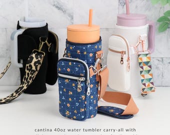 Casablanca Pattern from Sallie Tomato*Water Carry-All*Tumbler Carrier*40 oz Tumbler Carry-All*Cellphone Carrier*Carry-All Pouch*
