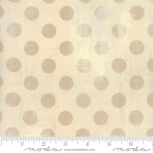 Grunge Hits the Spot Manilla (30149 17) 1/2 Yard Increments*Grunge Dot*Cream Dot*Tone on Tone Dot*Tonal Dot*Cream Polka Dot*Cream Grunge*