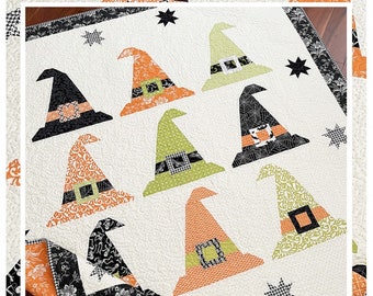 BeWitched Quilt Pattern*The Pattern Basket*Witch Quilt Pattern*Witch Hat Quilt*Bewitched Quilt*Halloween Quilt Pattern*Halloween Pattern*