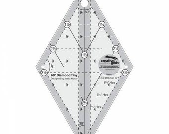 Creative Grids 60 Degree Tiny Diamond Ruler