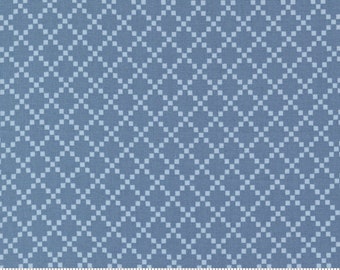MODA Dwell Nine Patch Lake (55272 15) 1/2-YD Increments