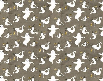 Riley Blake Designs Spooky Ghosts Tombstone by Teresa Kogut (C17571-TOMBSTONE) 1/2-YD increments