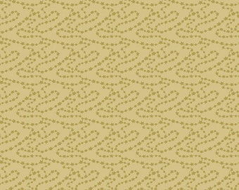 Free Spirit Fa La La All the Trimmings Gold (PWMA013.XGOLD) 1/2 yard Increments