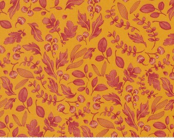 Moda Wild Blossoms Leafy World Honeycomb (48736 17) 1/2-Yard Increments