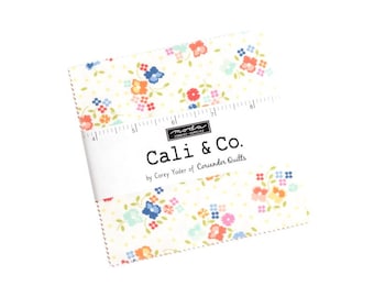 Moda Cali Co Charm Pack (29190PP) Cali Co Precuts*Corey Yoder*Cali Co Fabric*Small Floral Fabric*Cali Co Floral*Floral Dot*Floral Precut*