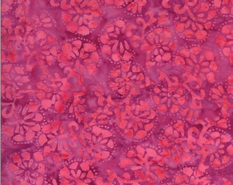 Moda Batiks Confection Strawberry Carnation (27310 81) 1/2 Yard Increments